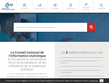 Tablet Screenshot of cnis.fr