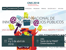 Tablet Screenshot of cnis.es